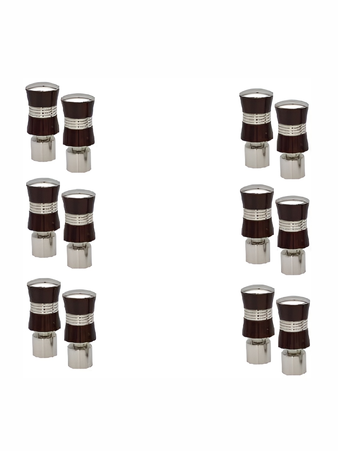 

Rab Brown & Grey 12 Pieces Rust Proof Rod Rail Metal Bracket