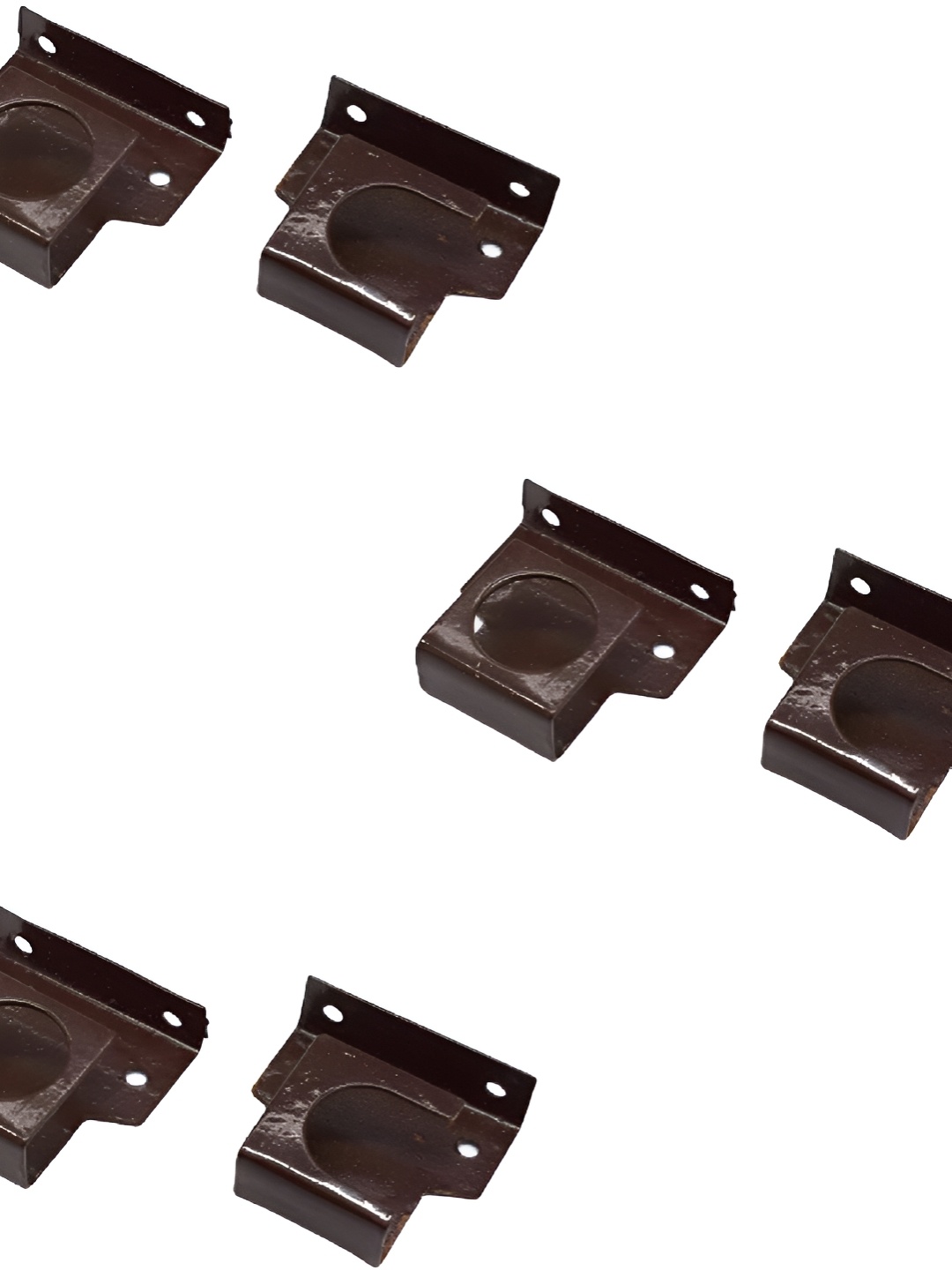 

Rab Brown 6 Pieces Rust Proof Rod Rail Metal Brackets