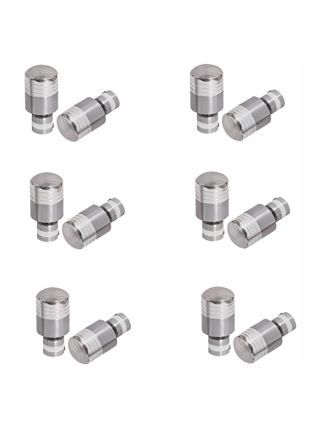 

Rab Silver Toned 24 Pieces Stainless Steel Brackets With Hooks