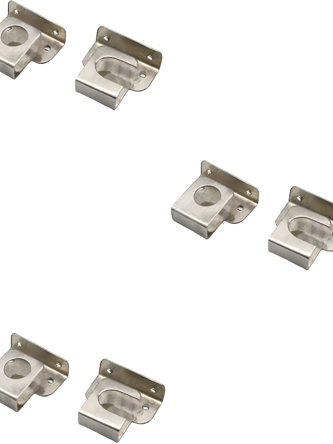 

Rab 6 Pieces Stainless Steel Rod Rail Brackets, Silver