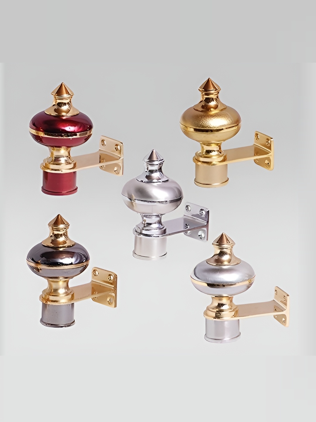 

Rab Gold Toned 5 Pieces Rods Rails Brackets