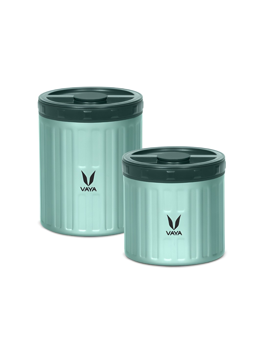 

Vaya Preserve Set of 2 Vacuum Insulated Lunch Boxes 500 ml & 300 ml - Green