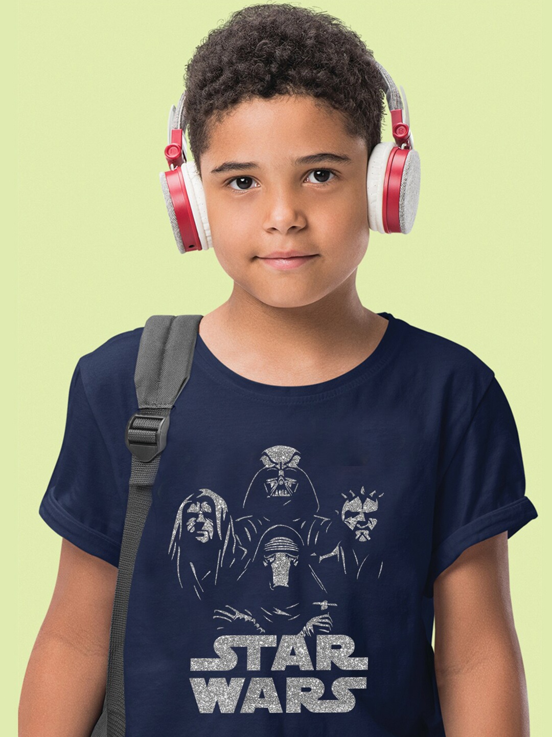 

KINSEY Boys Star Wars Printed T-shirt, Navy blue