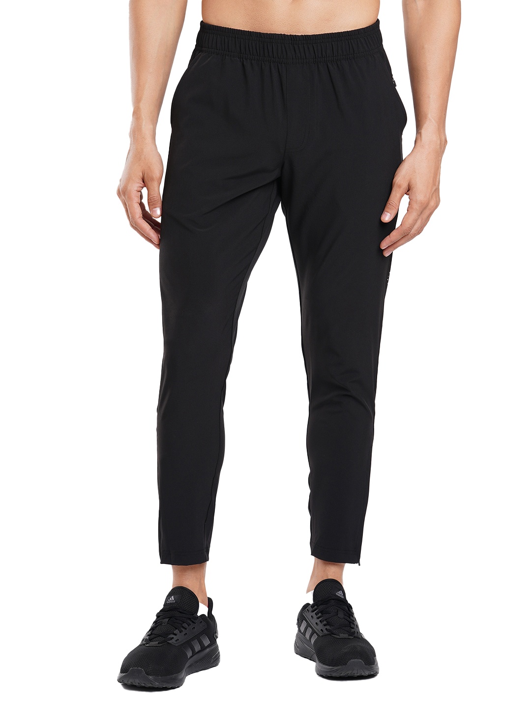 

TEGO Men Dri-FIT Mid-Rise Jogger, Black