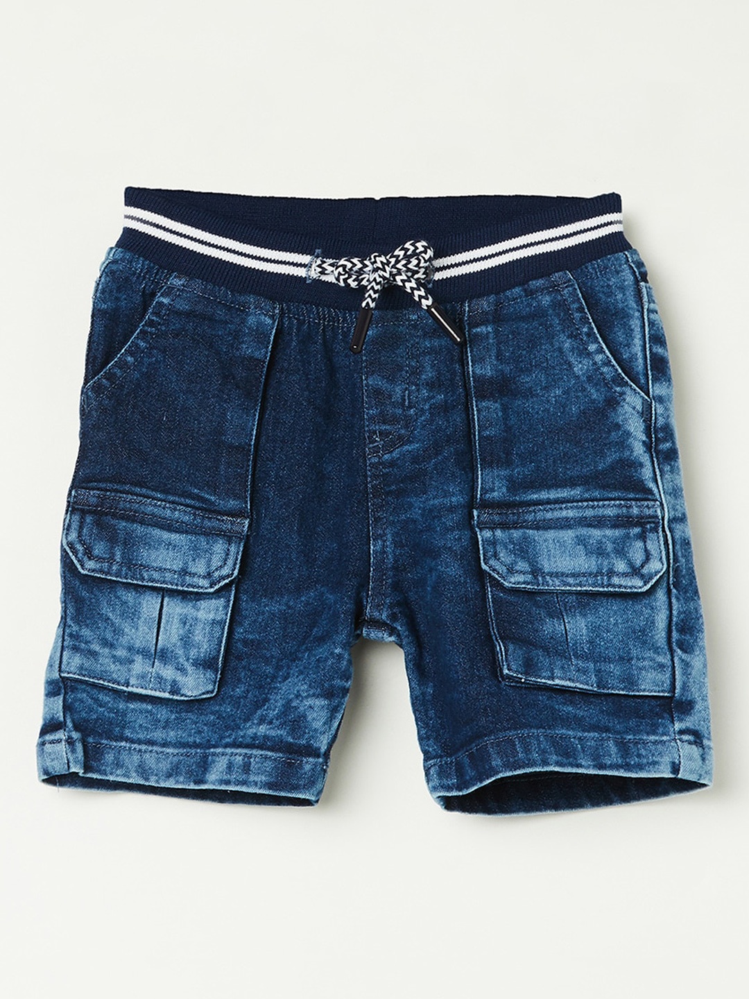 Juniors by Lifestyle Boys Washed Cargo Shorts, Blue