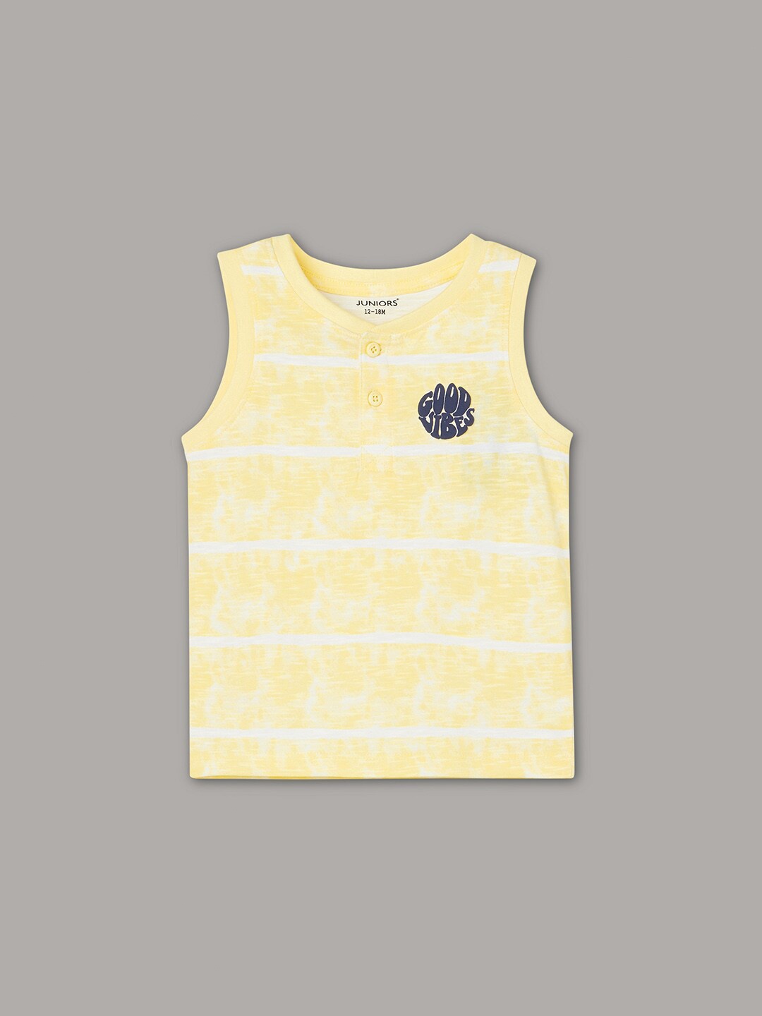 

Juniors by Lifestyle Boys Tie and Dye Printed Pure Cotton T-shirt, Yellow