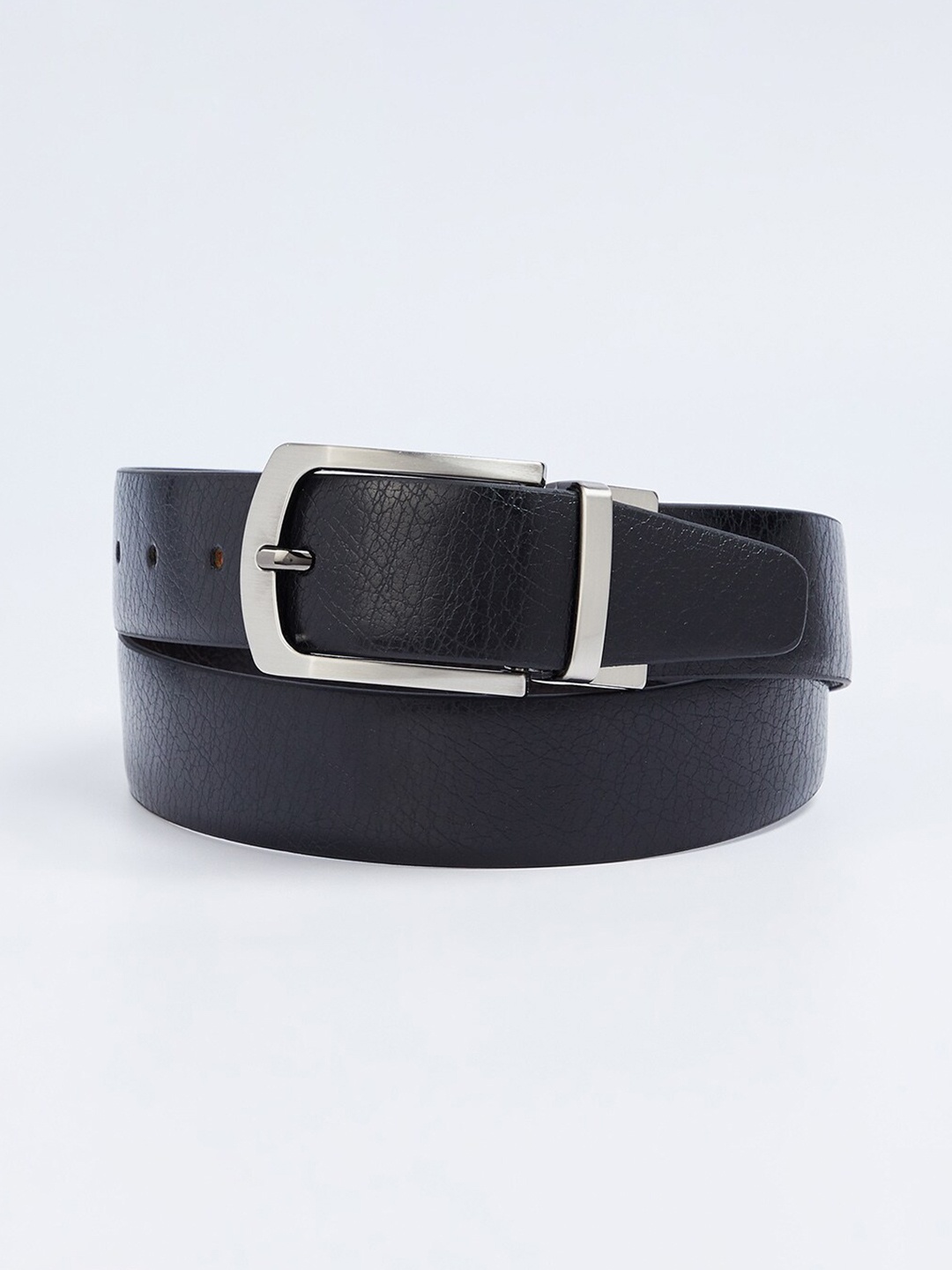 

CODE by Lifestyle Men Textured Leather Belt, Black