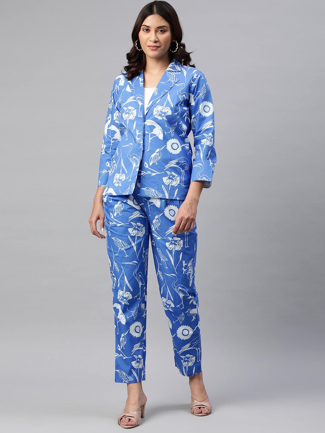 

BUTA BUTI Floral Printed Co-Ords, White