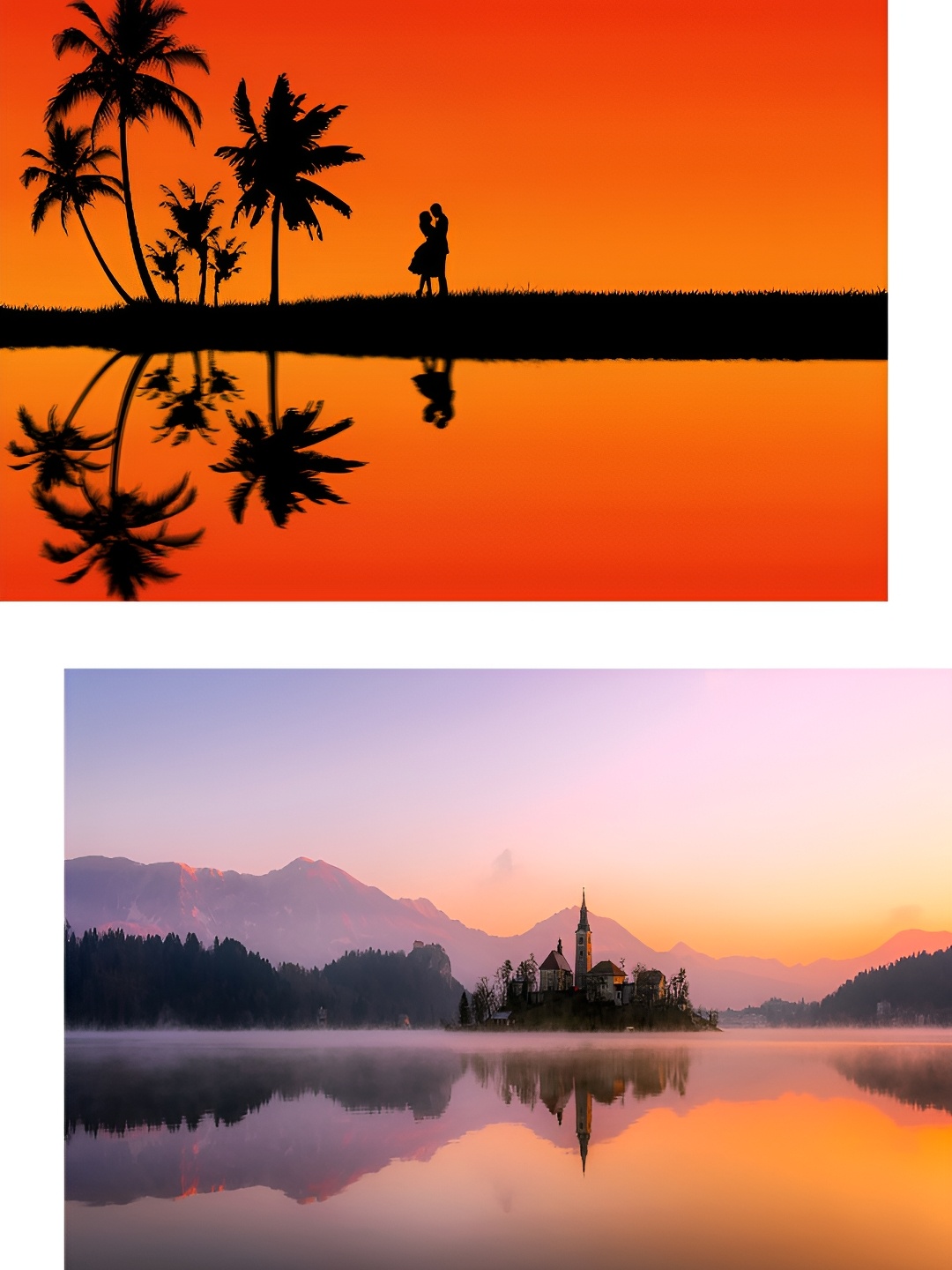 

Adventures India Orange & Black 2 Pieces Wooden Painting Wall Art