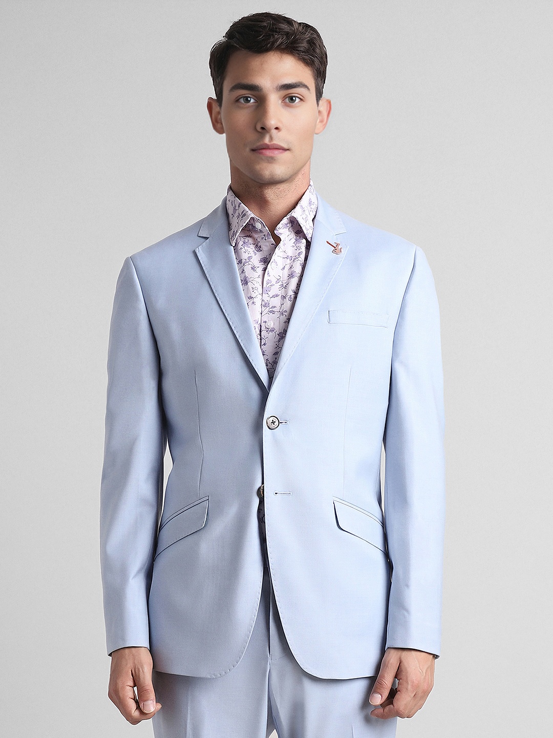 

SIMON CARTER LONDON Slim Fit Single Breasted Blazer, Blue