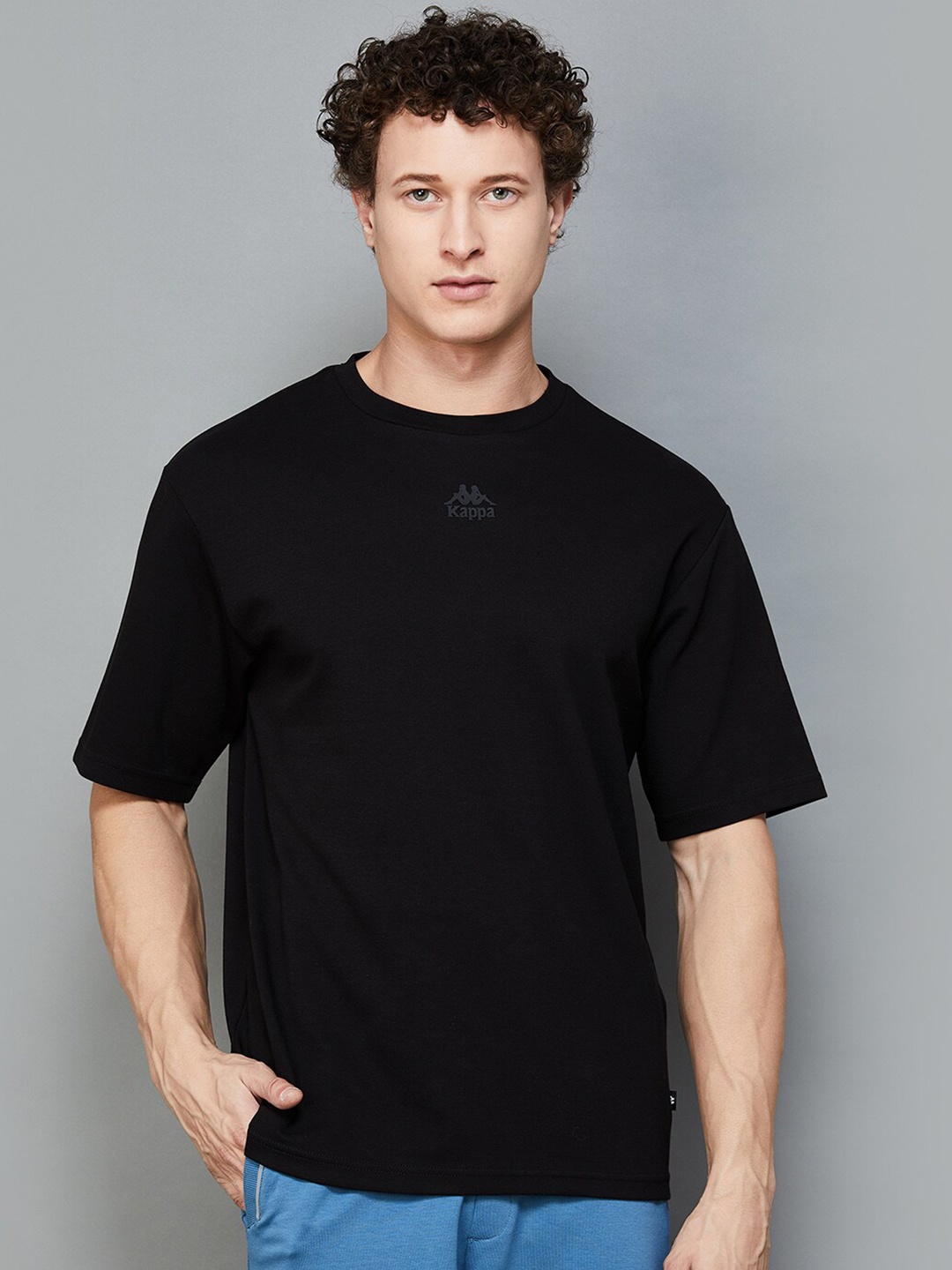 

Kappa Round Neck Short Sleeves T-shirt, Black