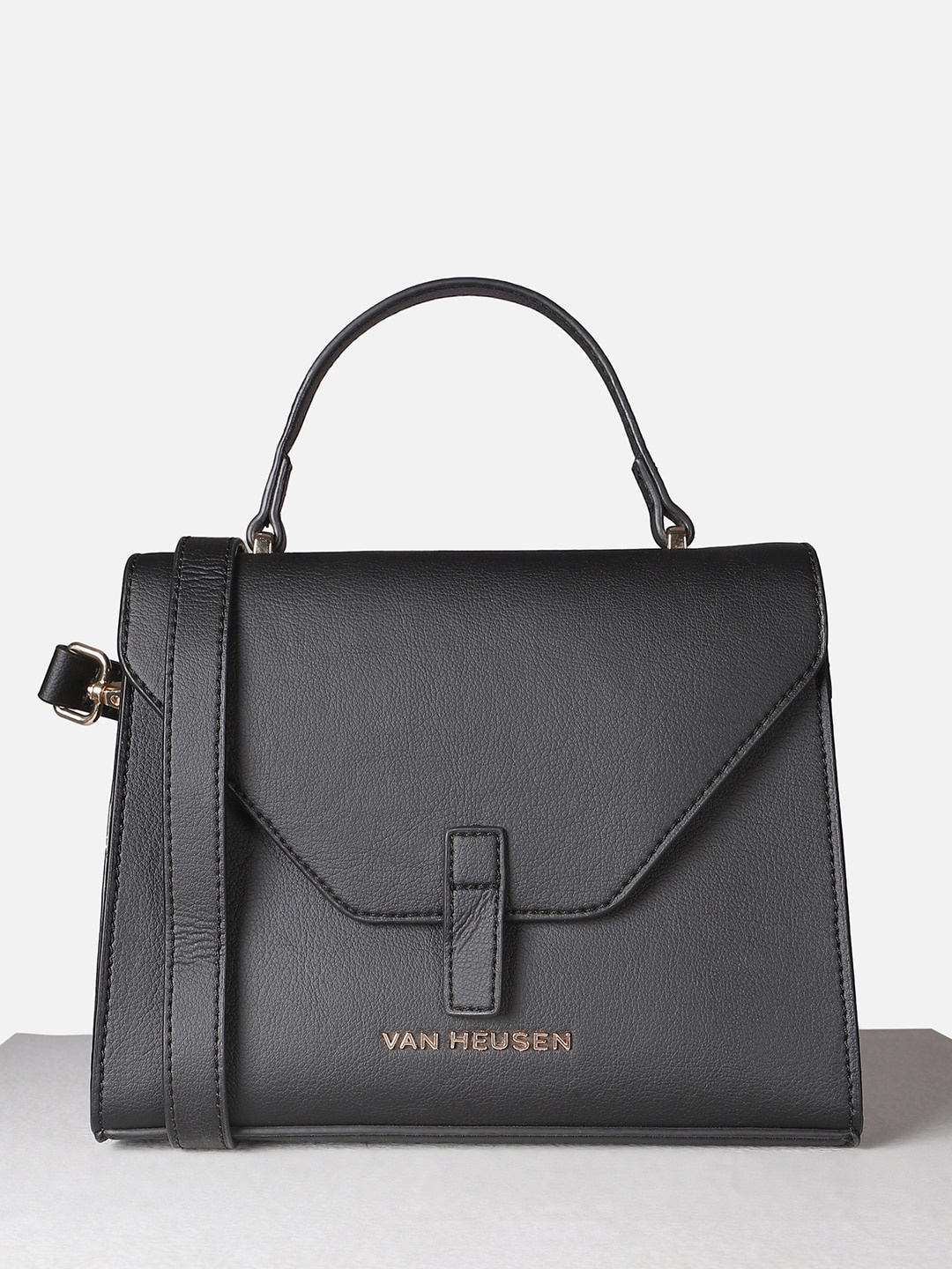 

Van Heusen Structured Satchel Bag, Black
