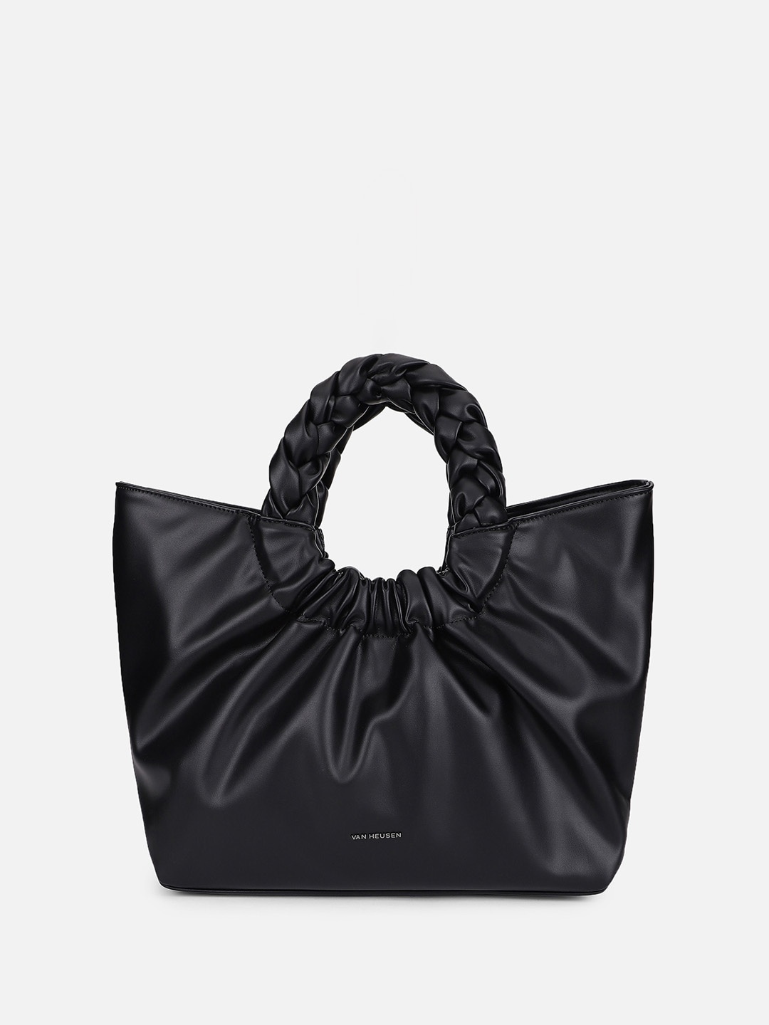 

Van Heusen Oversized Structured Handheld Bag, Black