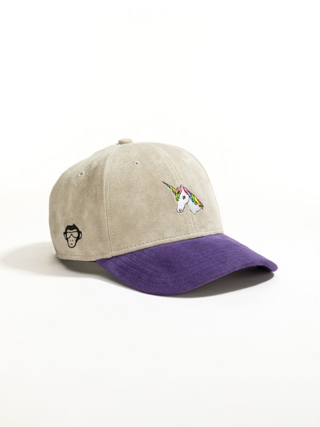 

Urban Monkey Unisex Colourblocked Baseball Cap, Grey