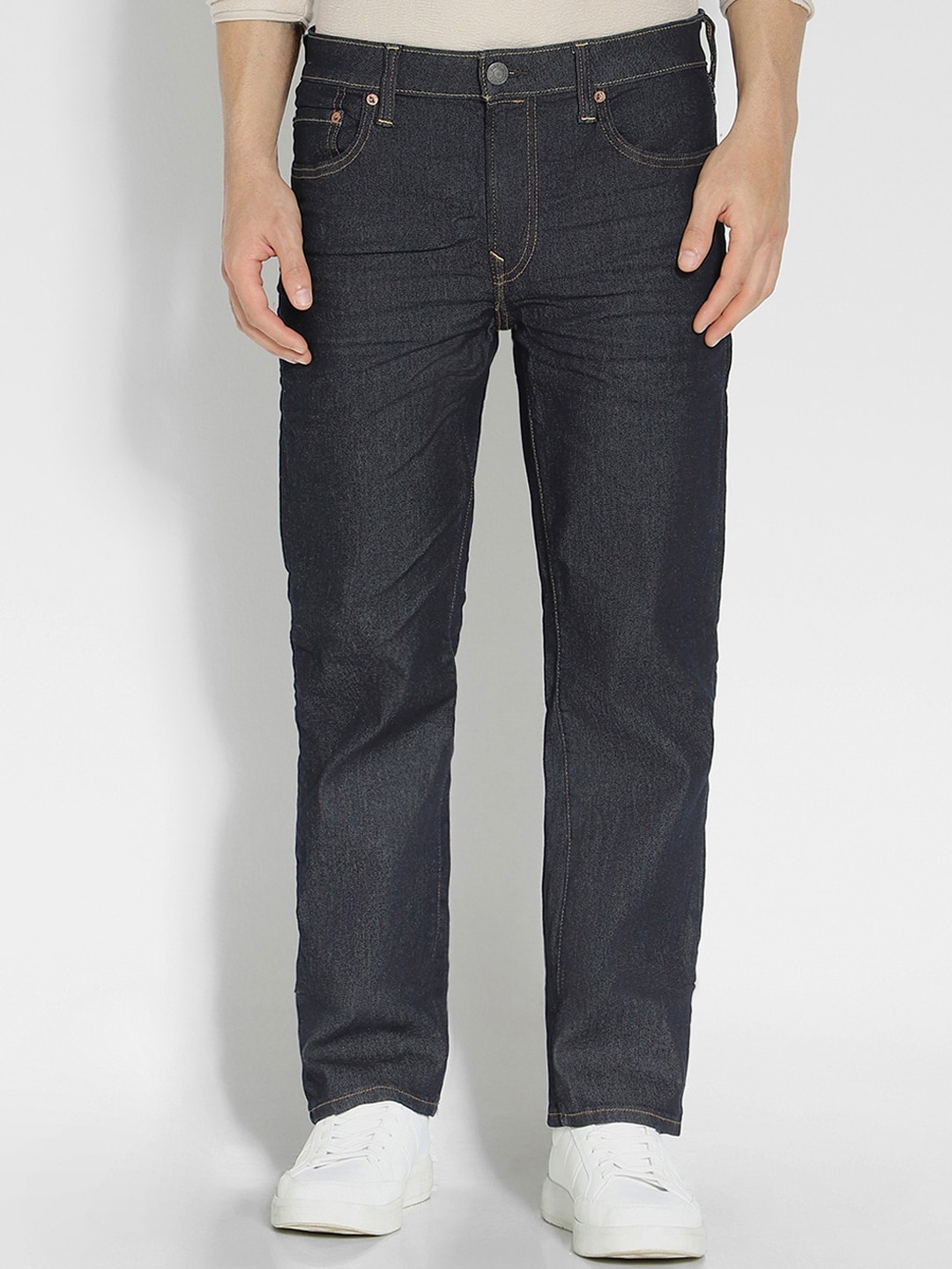 

AMERICAN EAGLE OUTFITTERS Men Bootcut Clean Look Stretchable Jeans, Black