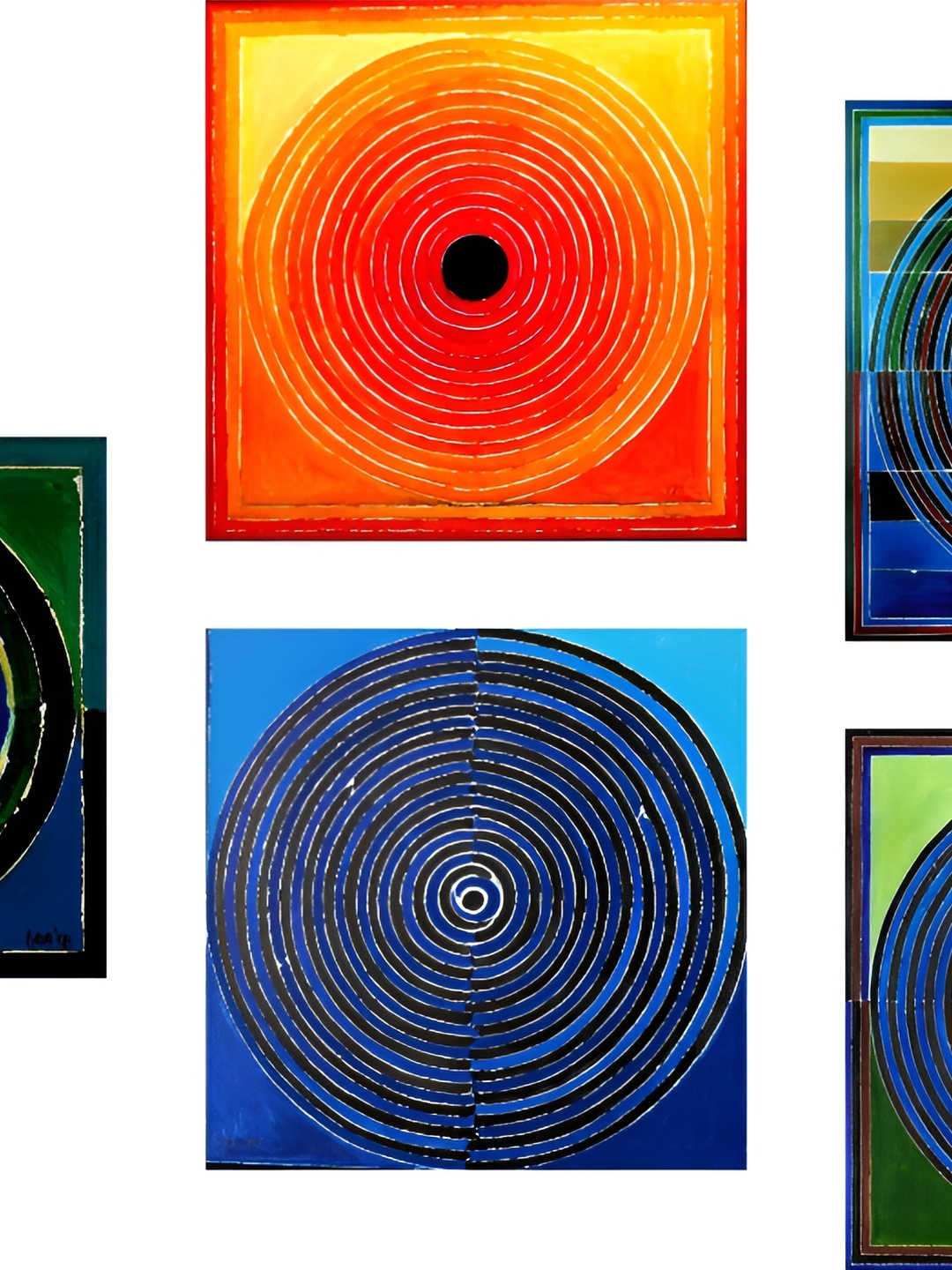 

Adventures India Red & Blue 5 Pieces Wooden Wall Arts