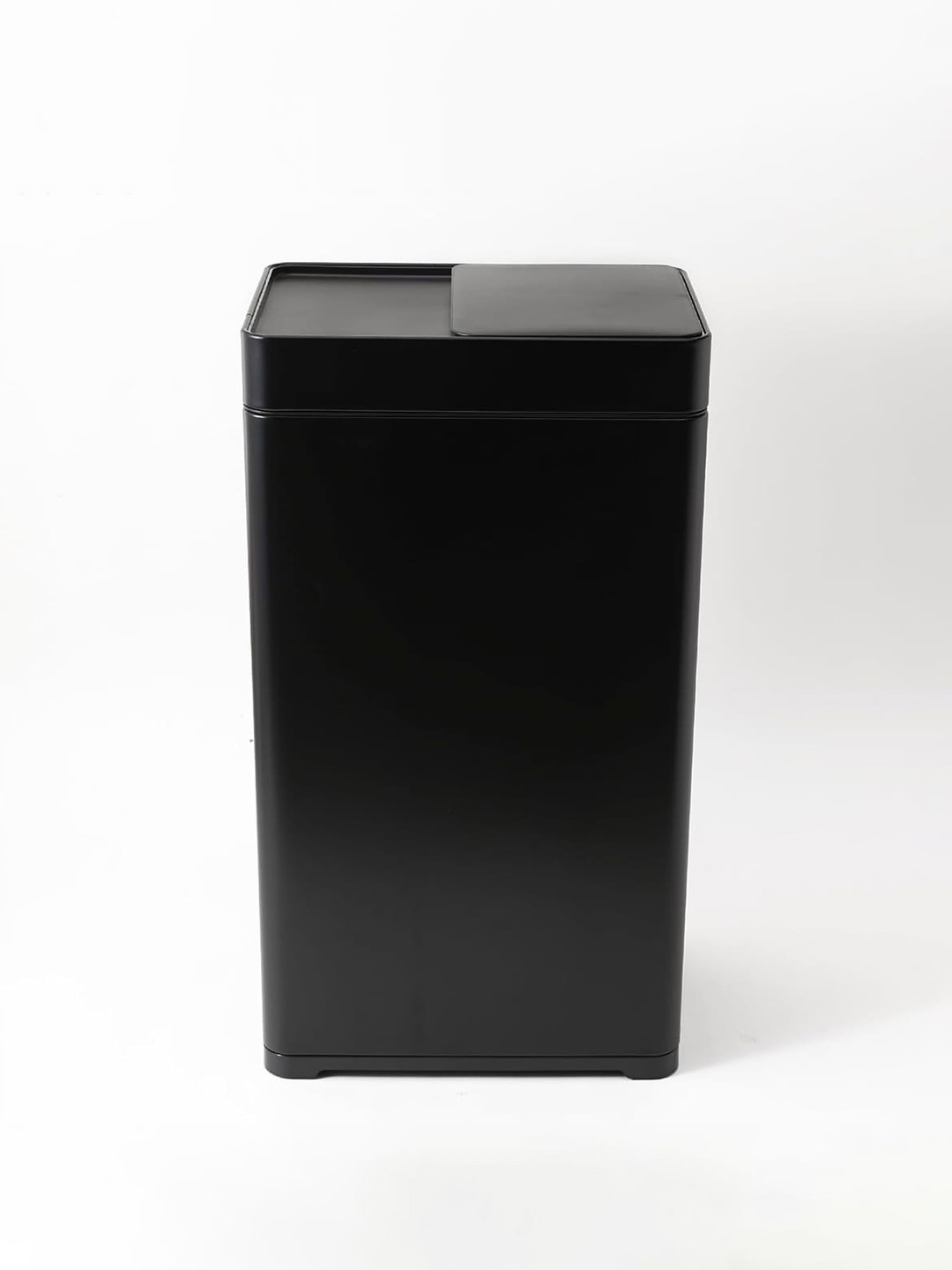 

Kuber Industries Black Stainless Steel Sliding Big Sensor Dustbins 42 L