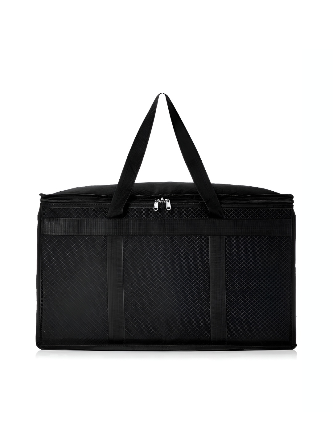

Kuber Industries Black Reusable Storage Bag for Clothes