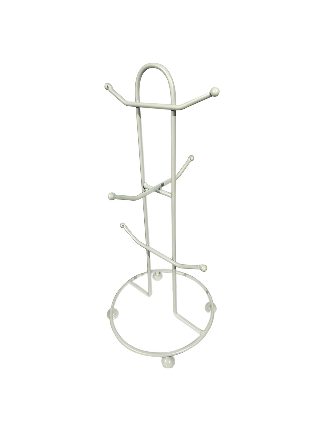 

Kuber Industries White Cup Stand With 6 Hooks