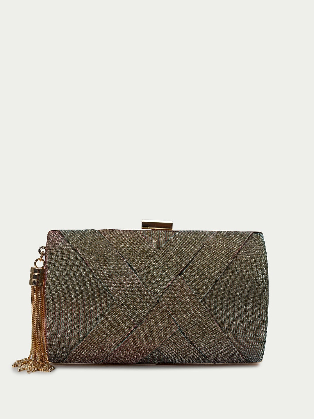 

CODE by Lifestyle Embellished Box Clutch, Brown