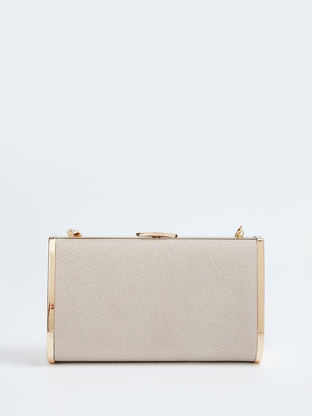 

CODE by Lifestyle Embellished Box Clutch, Beige