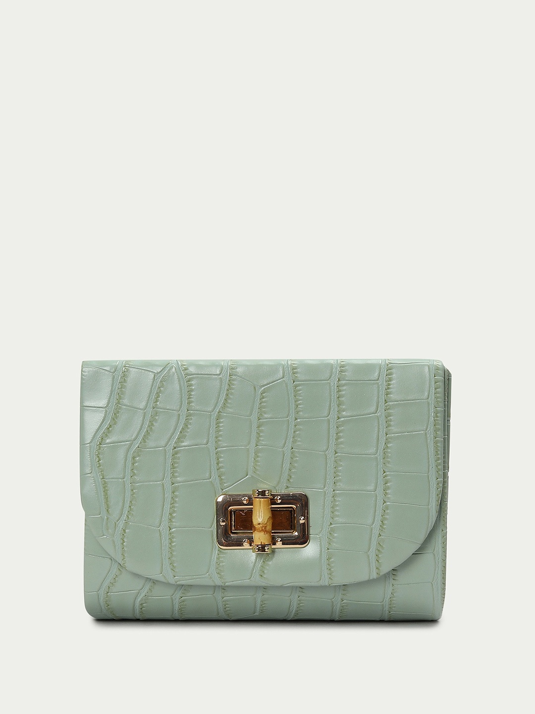 

CODE by Lifestyle Textured Structured Sling Bag, Green
