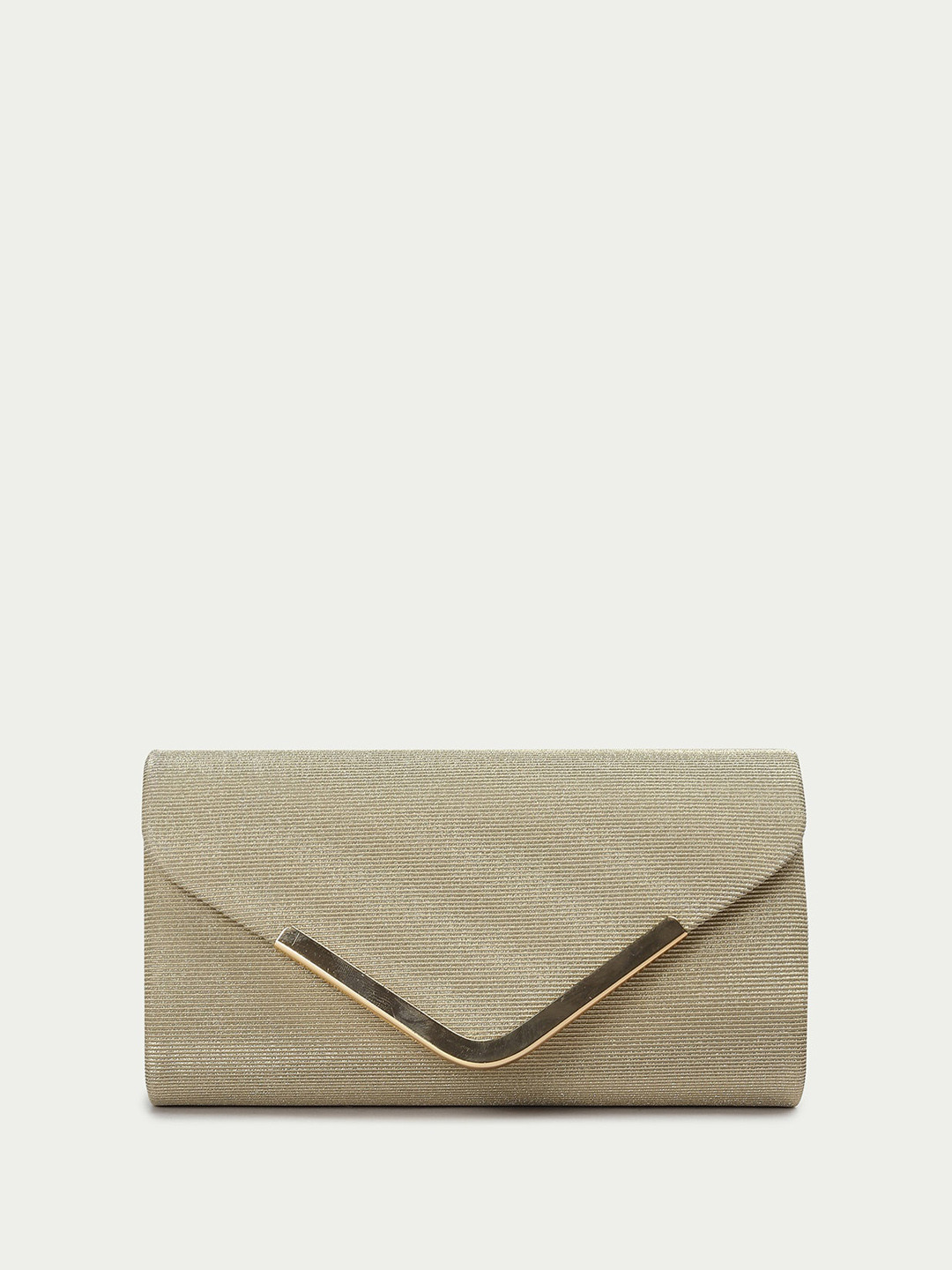 

CODE by Lifestyle Textured Envelope Clutch, Gold