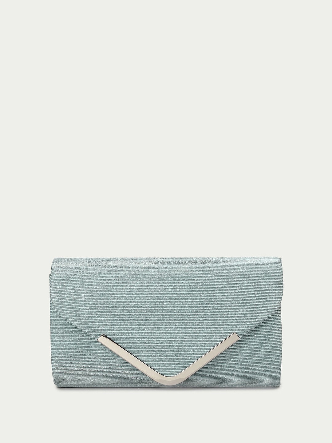 

CODE by Lifestyle Textured Envelope Clutch, Silver