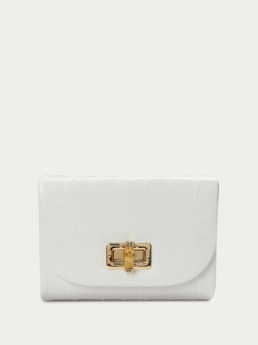 

CODE by Lifestyle Textured Box Clutch, White