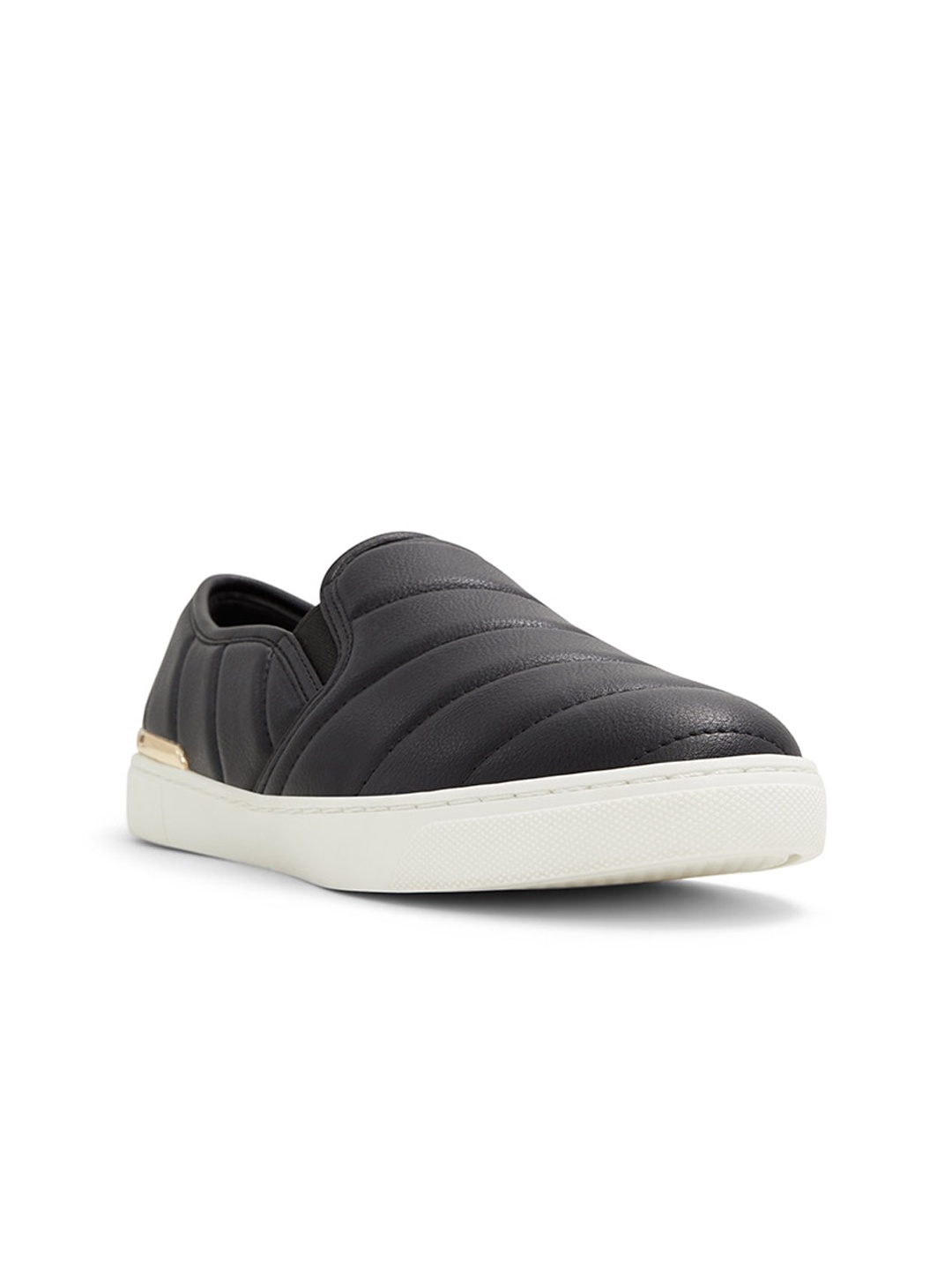 

ALDO Women Textured Slip-On Sneakers, Black