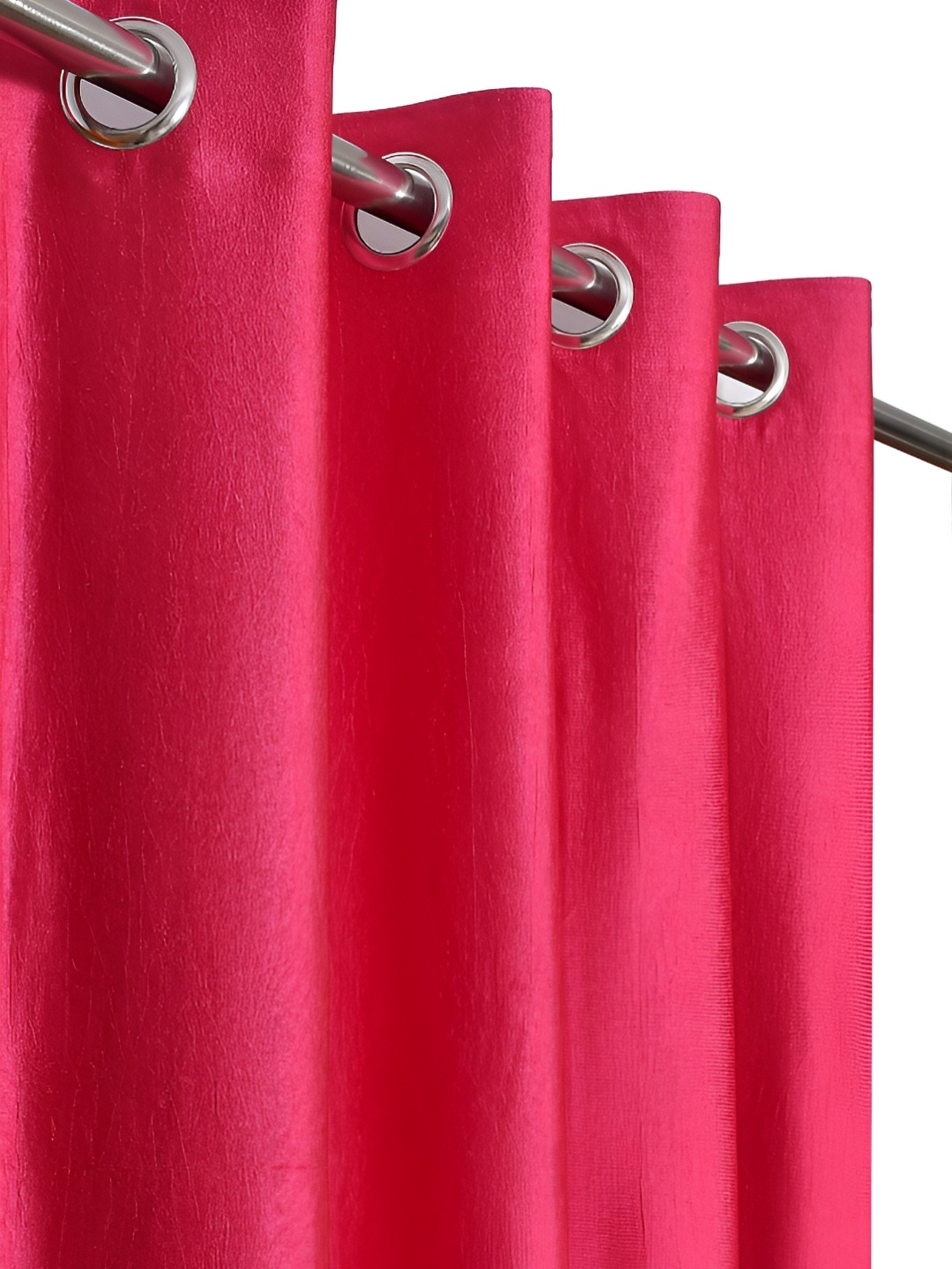 

Galaxy Home Decor Pink Set of 4 Floral Room Darkening Door Curtain