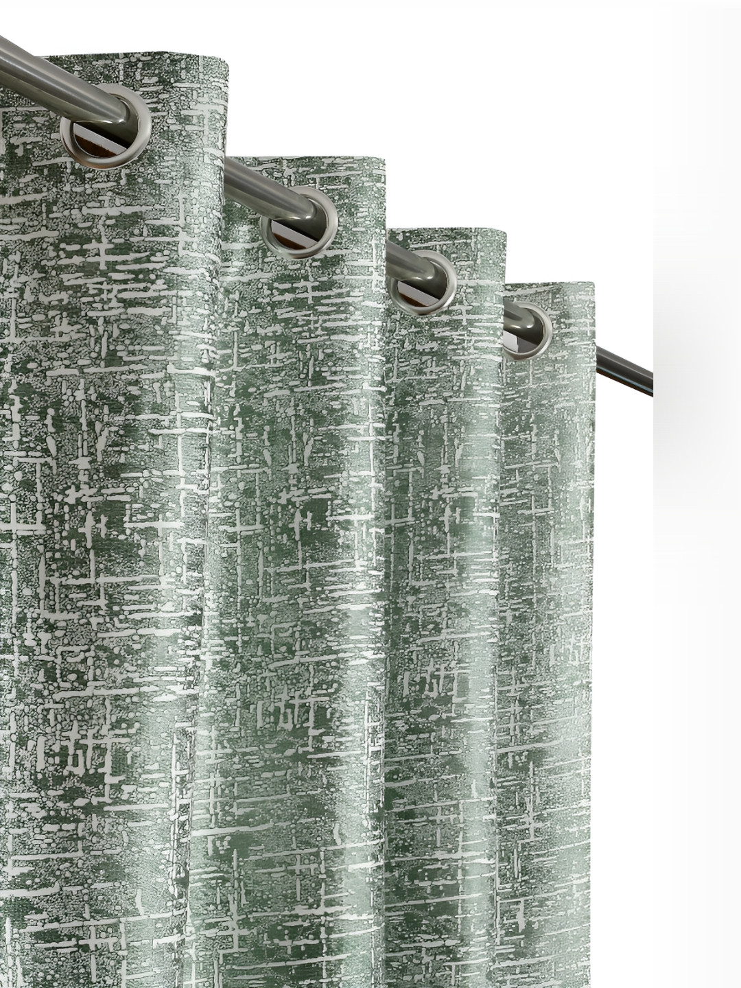 

Galaxy Home Decor Green 3 Pieces Abstract Room Darkening Window Curtain