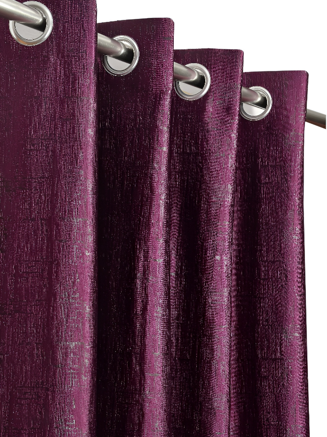 

Galaxy Home Decor Purple 2 Pieces Room Darkening Door Curtain