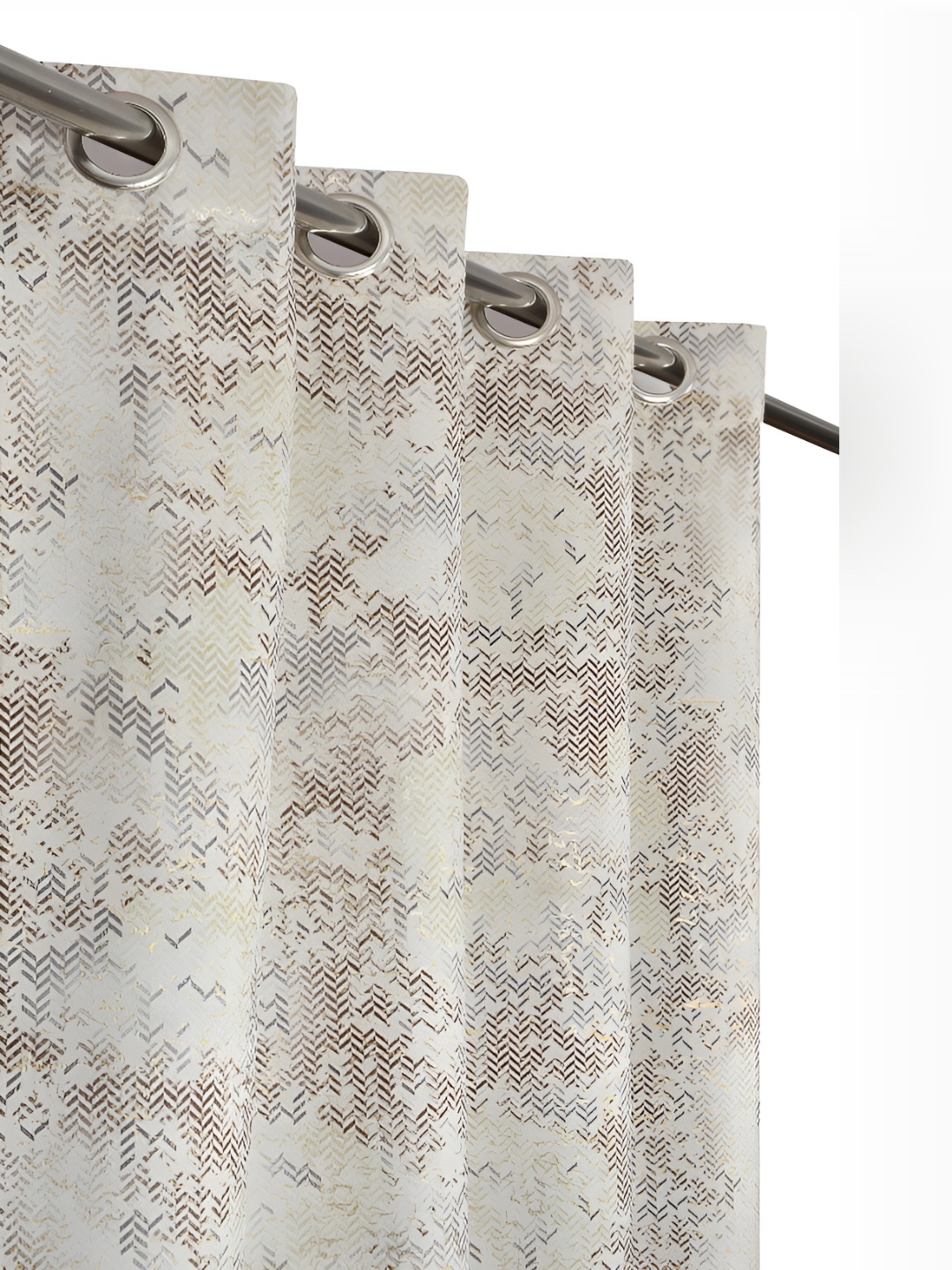 

Galaxy Home Decor Cream Floral Room Darkening Door Curtain