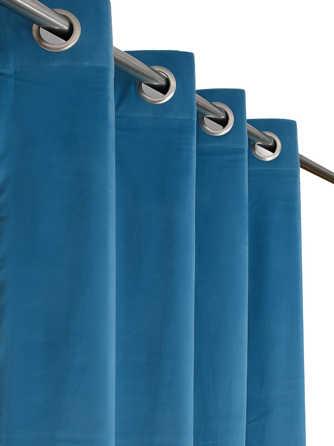 

Galaxy Home Decor Turquoise Blue 2 Pieces Room Darkening Window Curtain