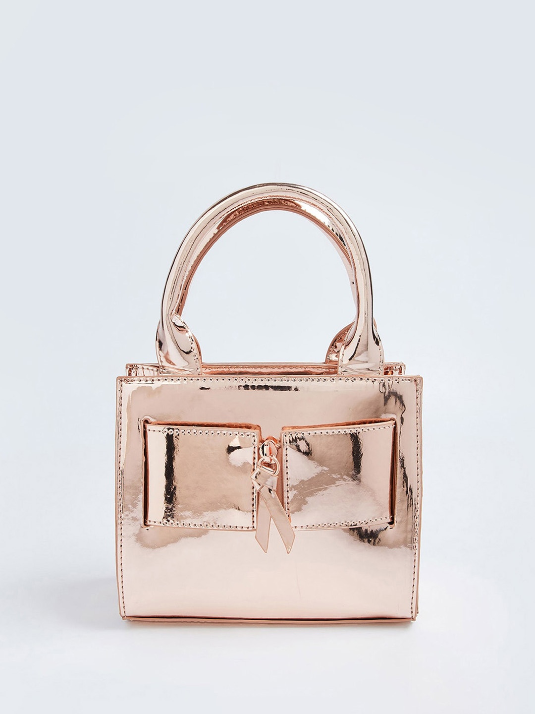 

Ginger by Lifestyle Structured Handheld Bag, Gold