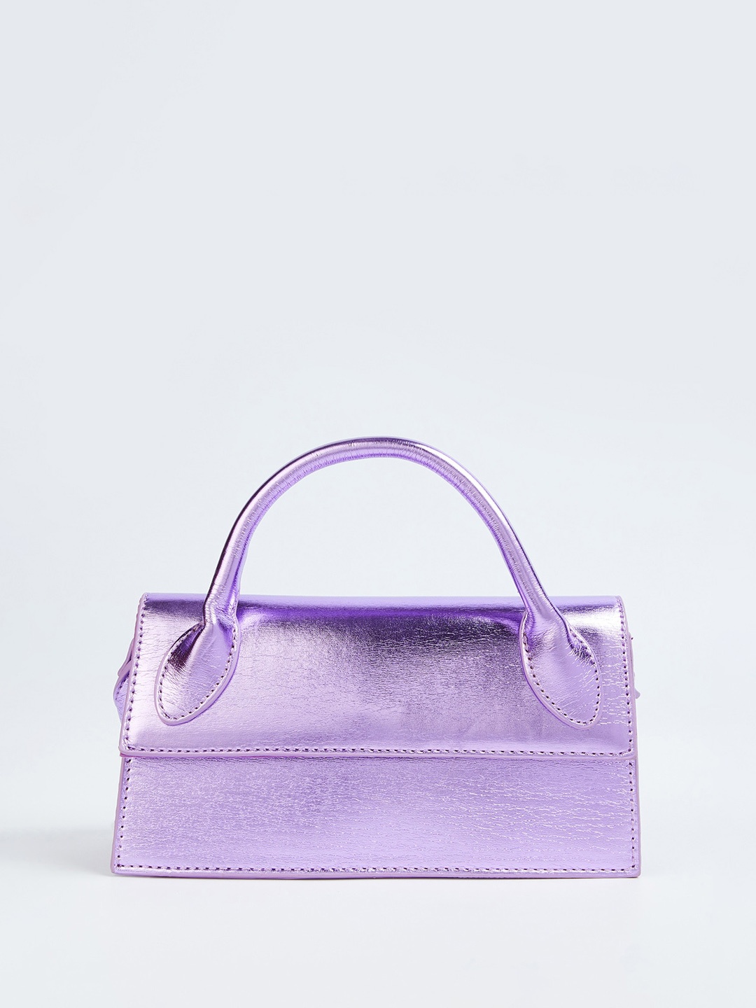 

Ginger by Lifestyle Textured Structured Handheld Bag, Purple