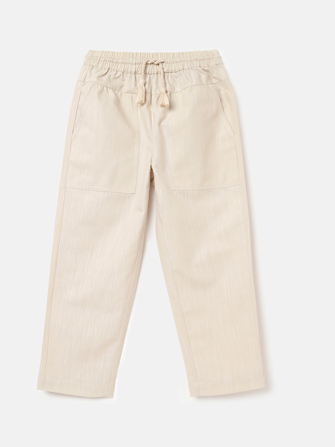 

United Colors of Benetton Girls Mid Rise Trousers, Beige