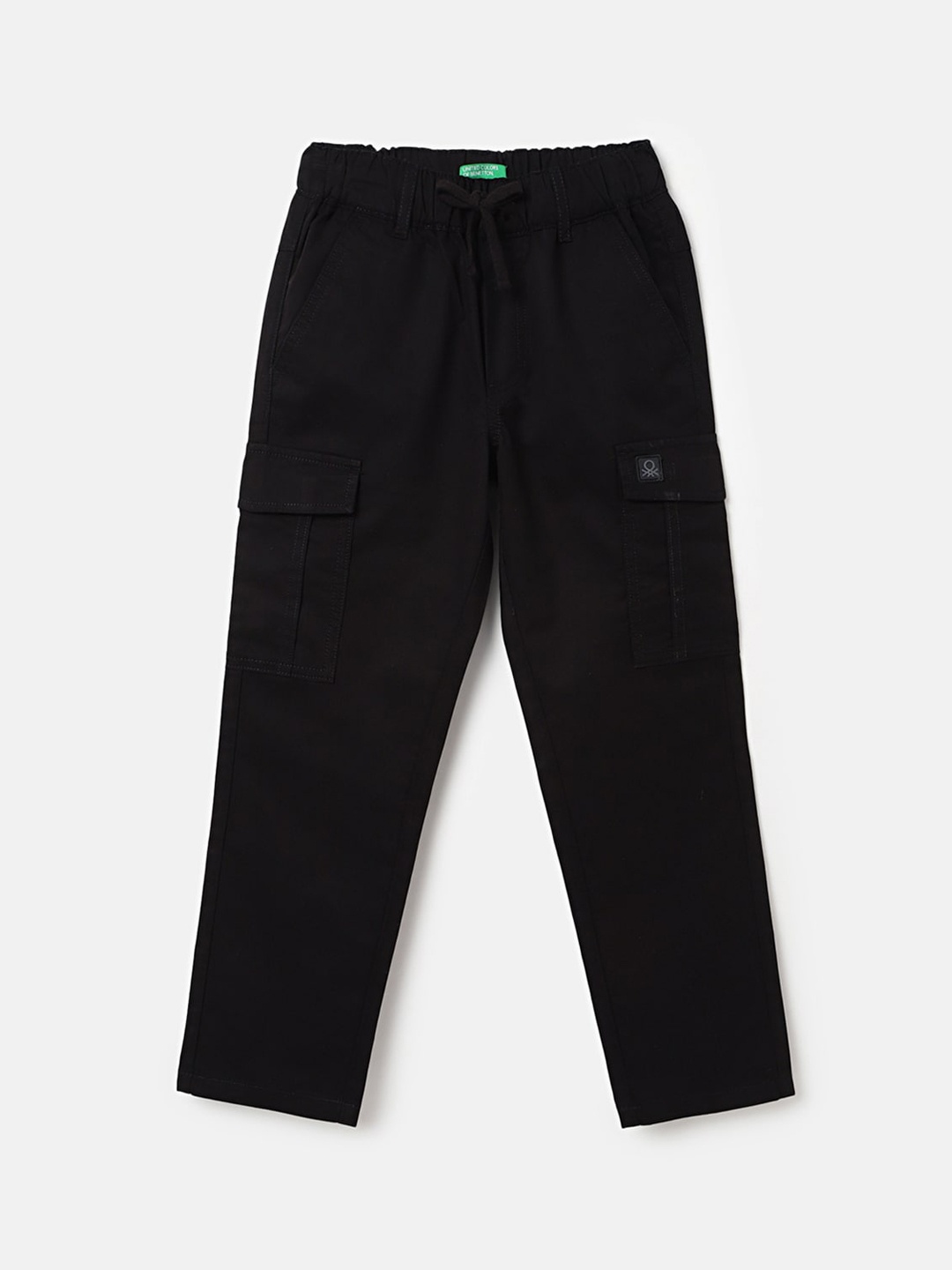 

United Colors of Benetton Boys Cargos Trousers, Black