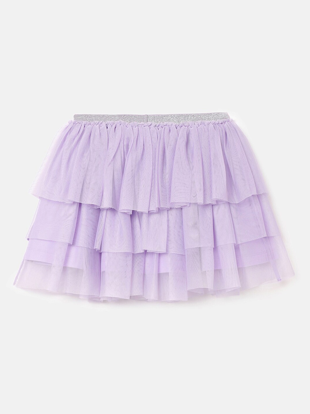 

United Colors of Benetton Infant Girls Layered Flared Mini Skirt, Purple