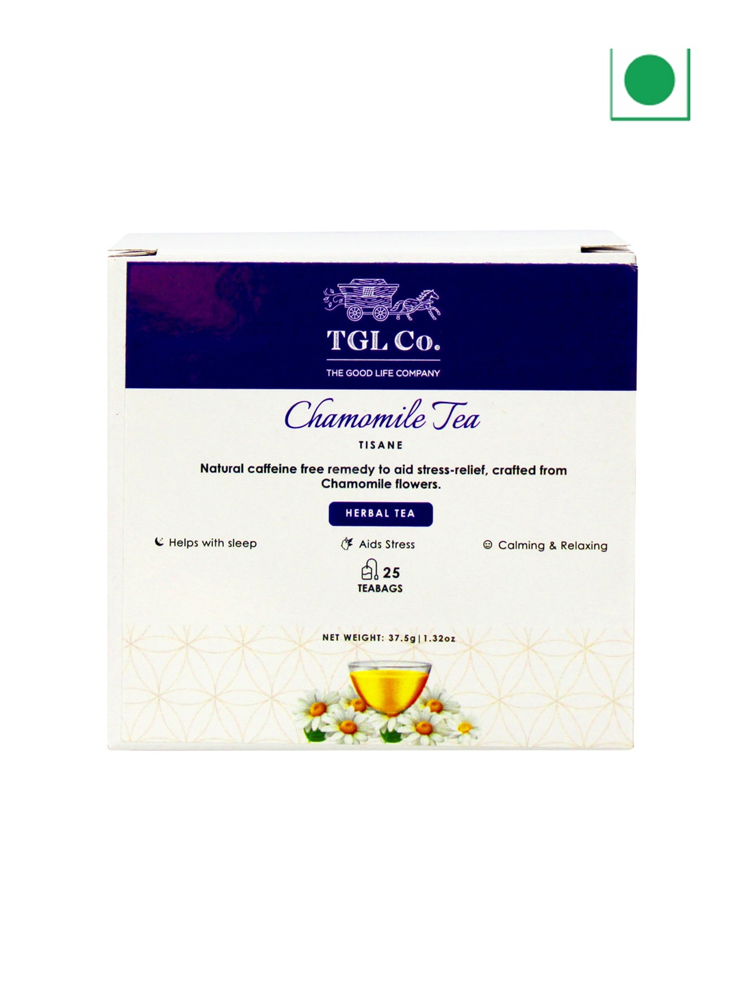 

TGL Co. Chamomile Dust Tea Bags- 37.5 G, White