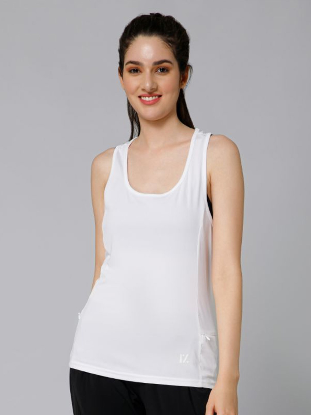 

RYZ Scoop Neck Ultra Soft Sports Tank top, White