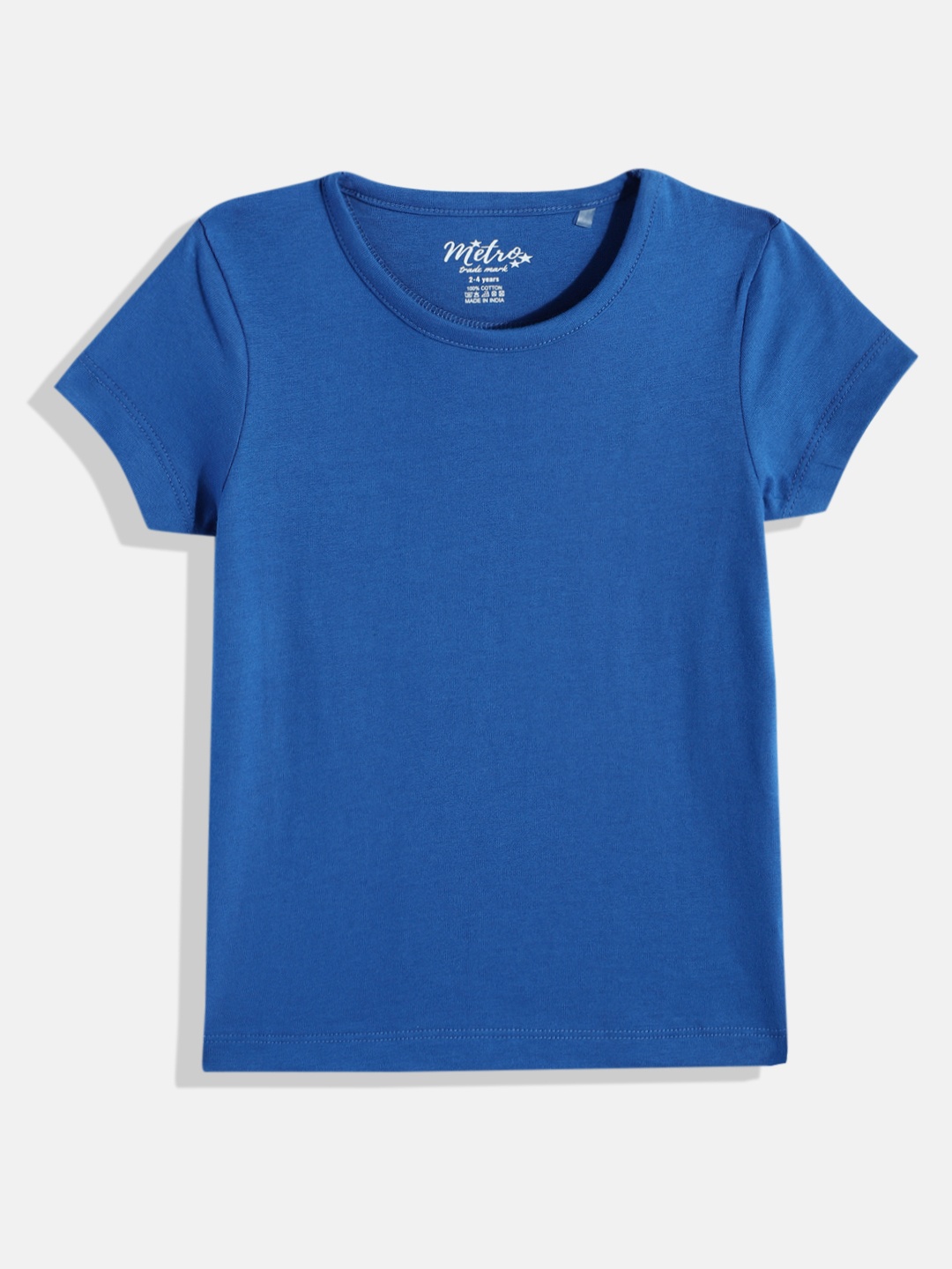 

METRO KIDS COMPANY Girls Solid T-shirt, Blue