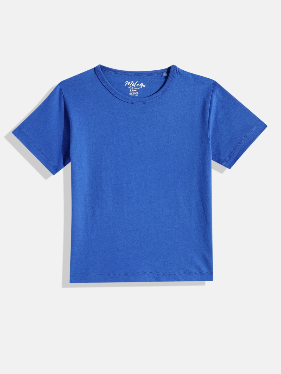 

METRO KIDS COMPANY Boys Solid T-shirt, Blue
