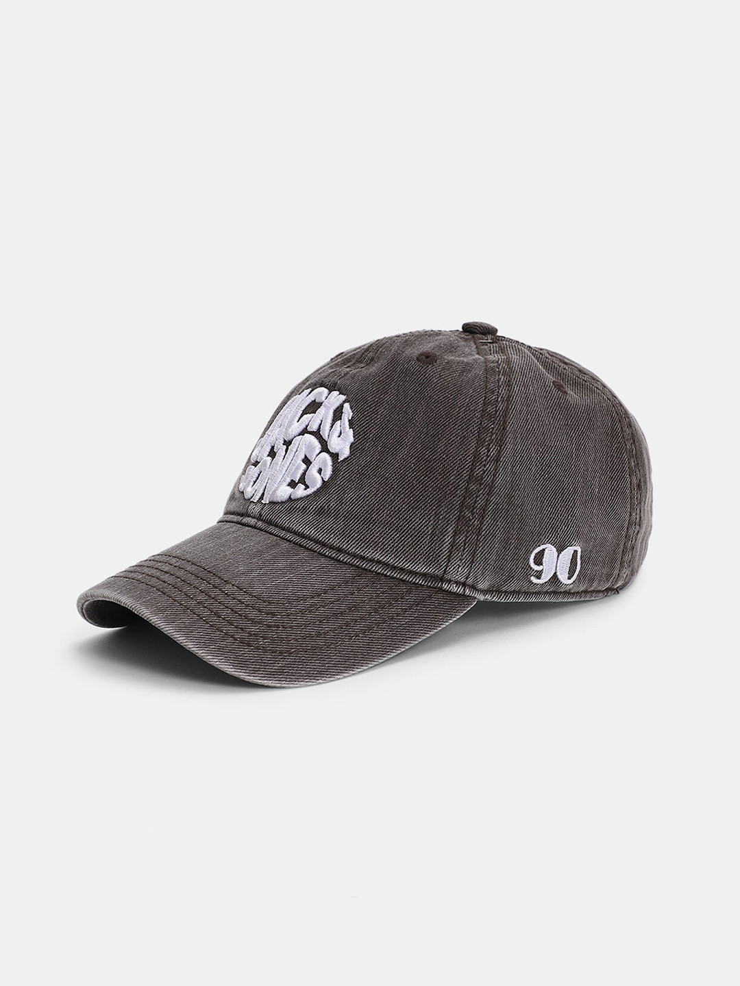 

Jack & Jones Men Embroidered Cotton Baseball Cap, Brown