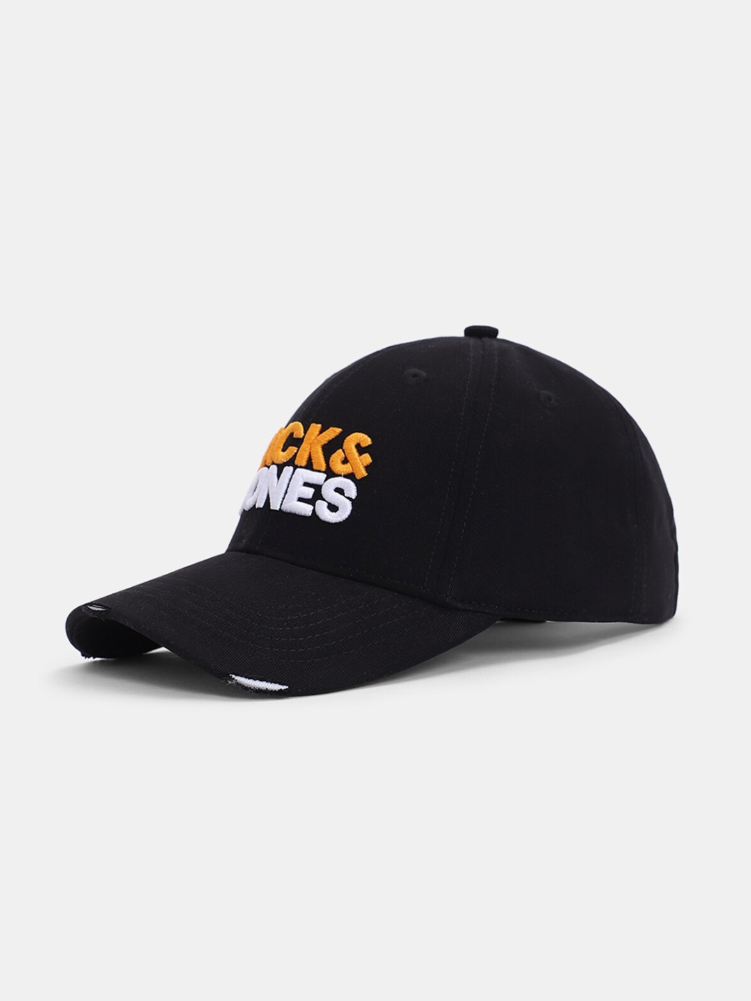 

Jack & Jones Men Embroidered Baseball Cap, Black