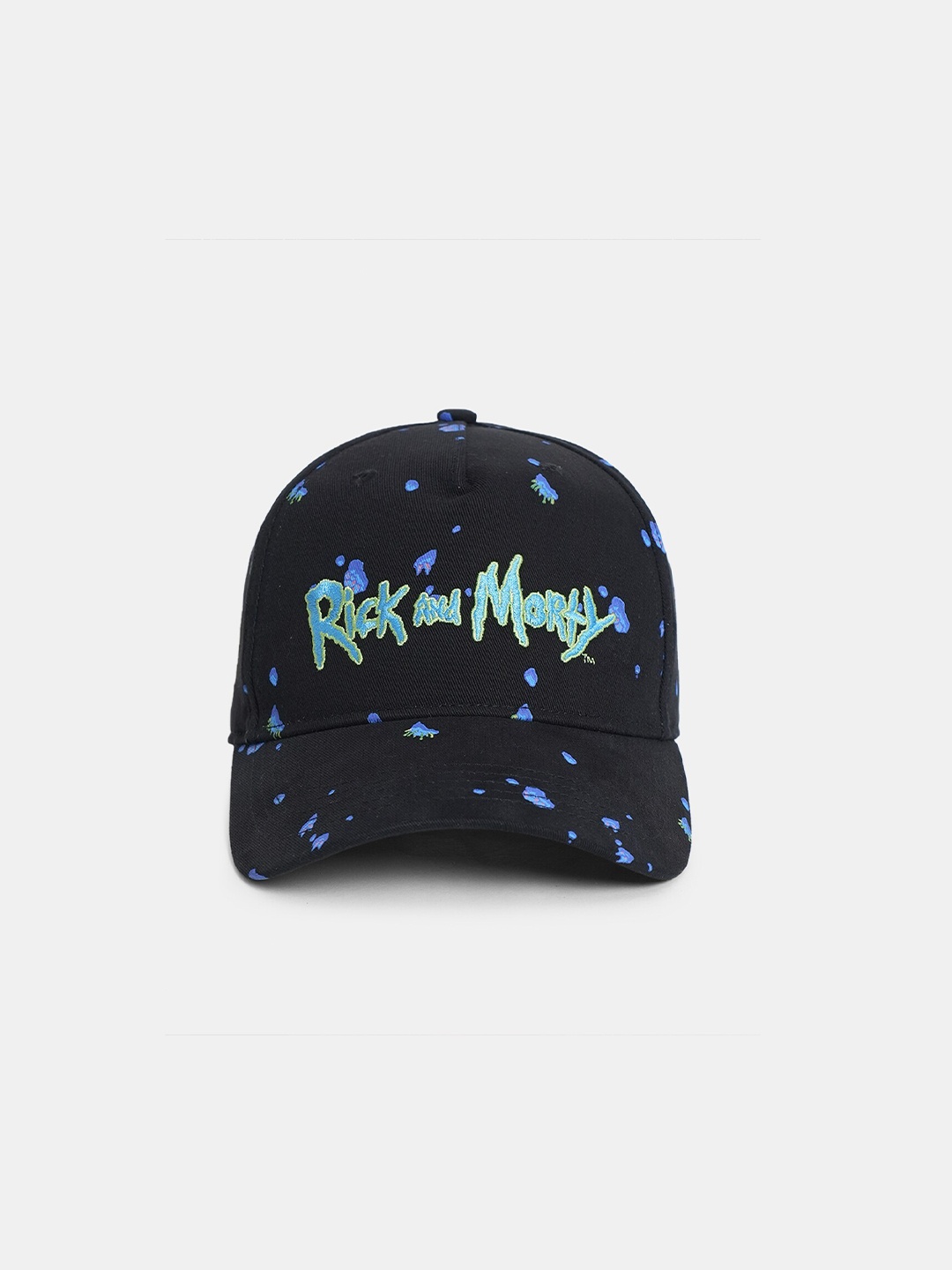 

Jack & Jones Men Printed Cotton Baseball Cap, Black