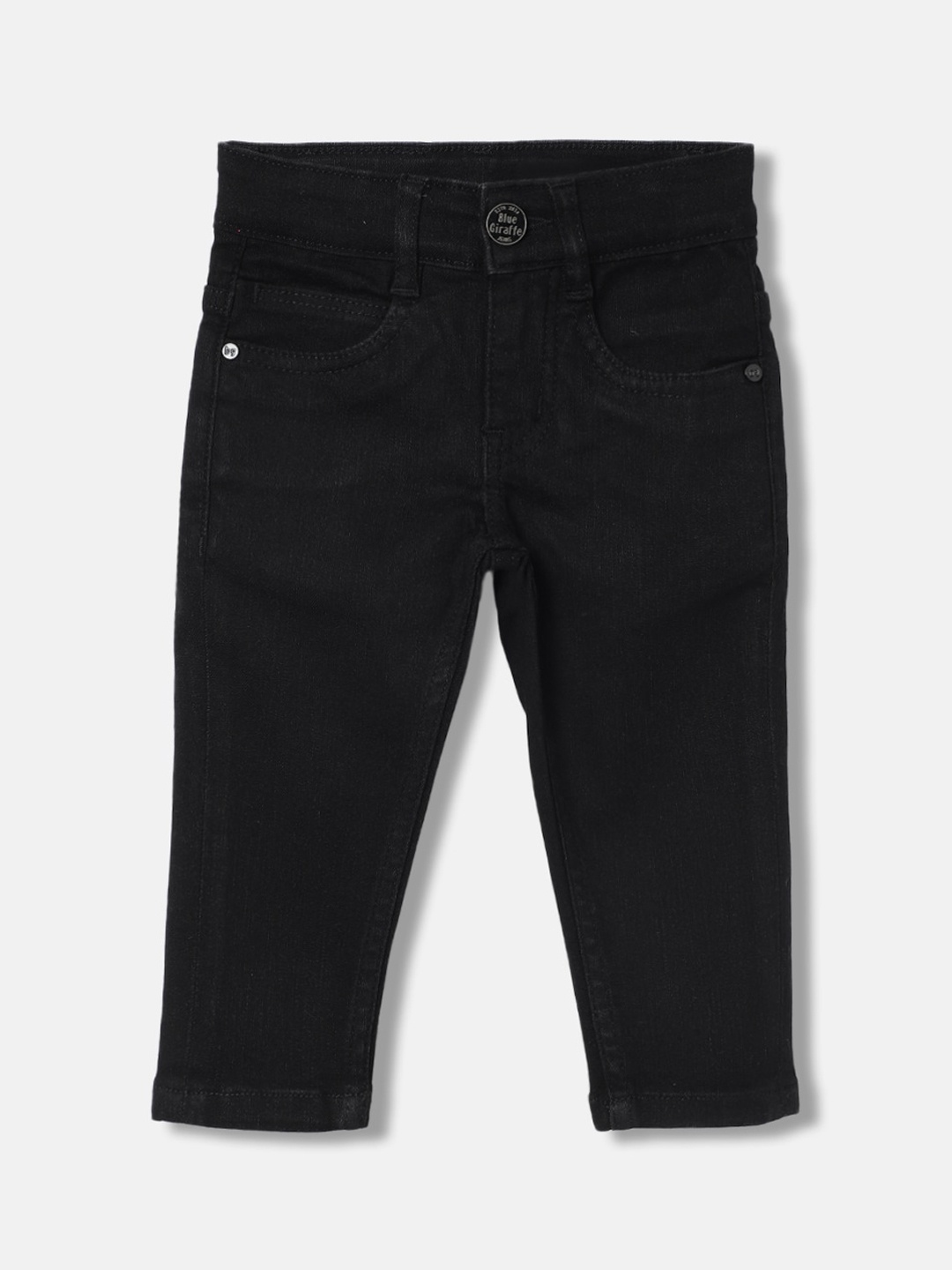 

Blue Giraffe Boys Slim Fit Stretchable Jeans, Black