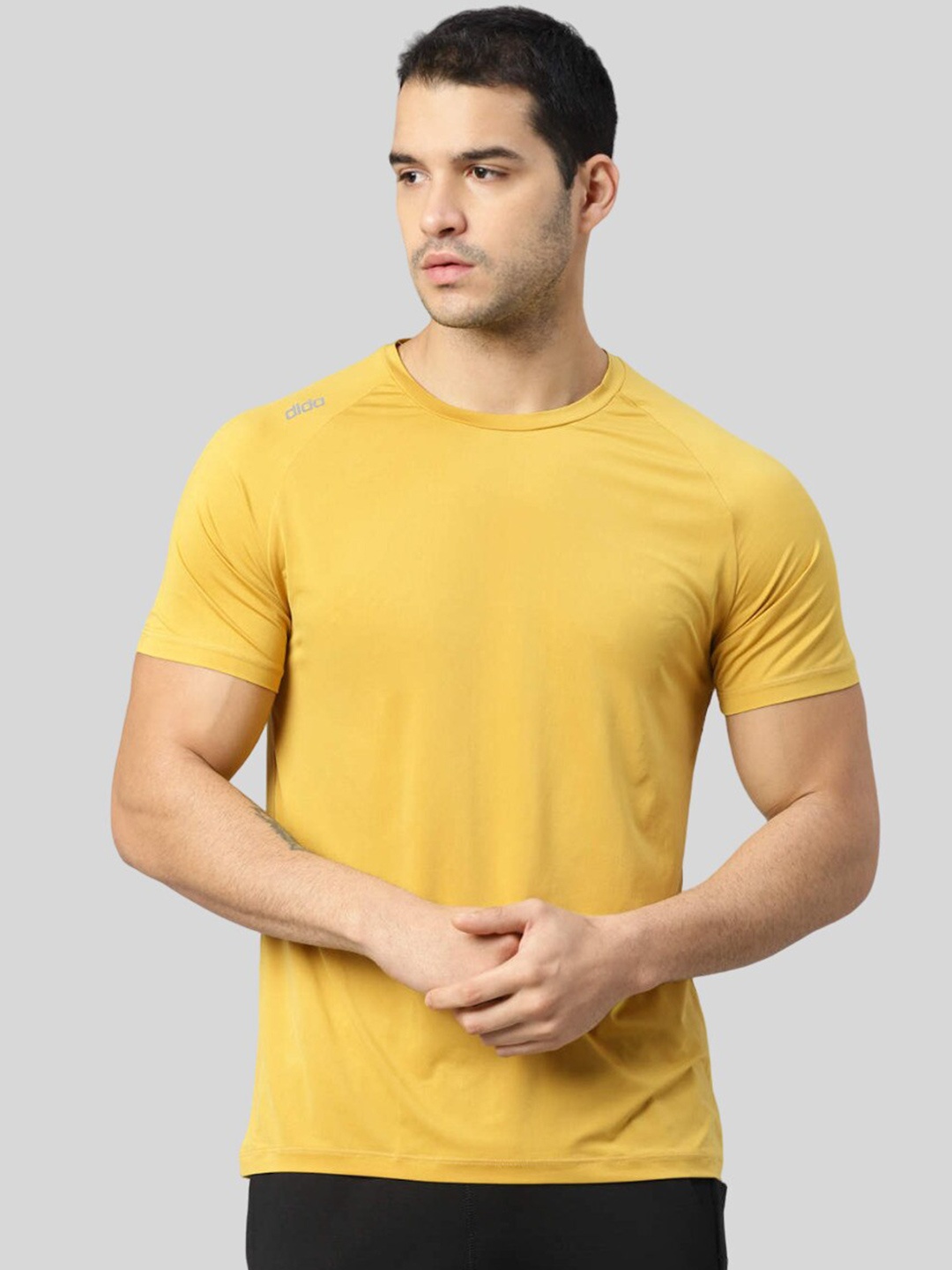 

DIDA Comfort Fit Lightweight Dri-FIT Running T-shirt, Yellow