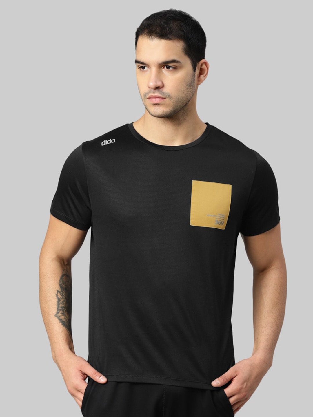 

DIDA Light Weight Dri FIT Sports T-shirt, Black